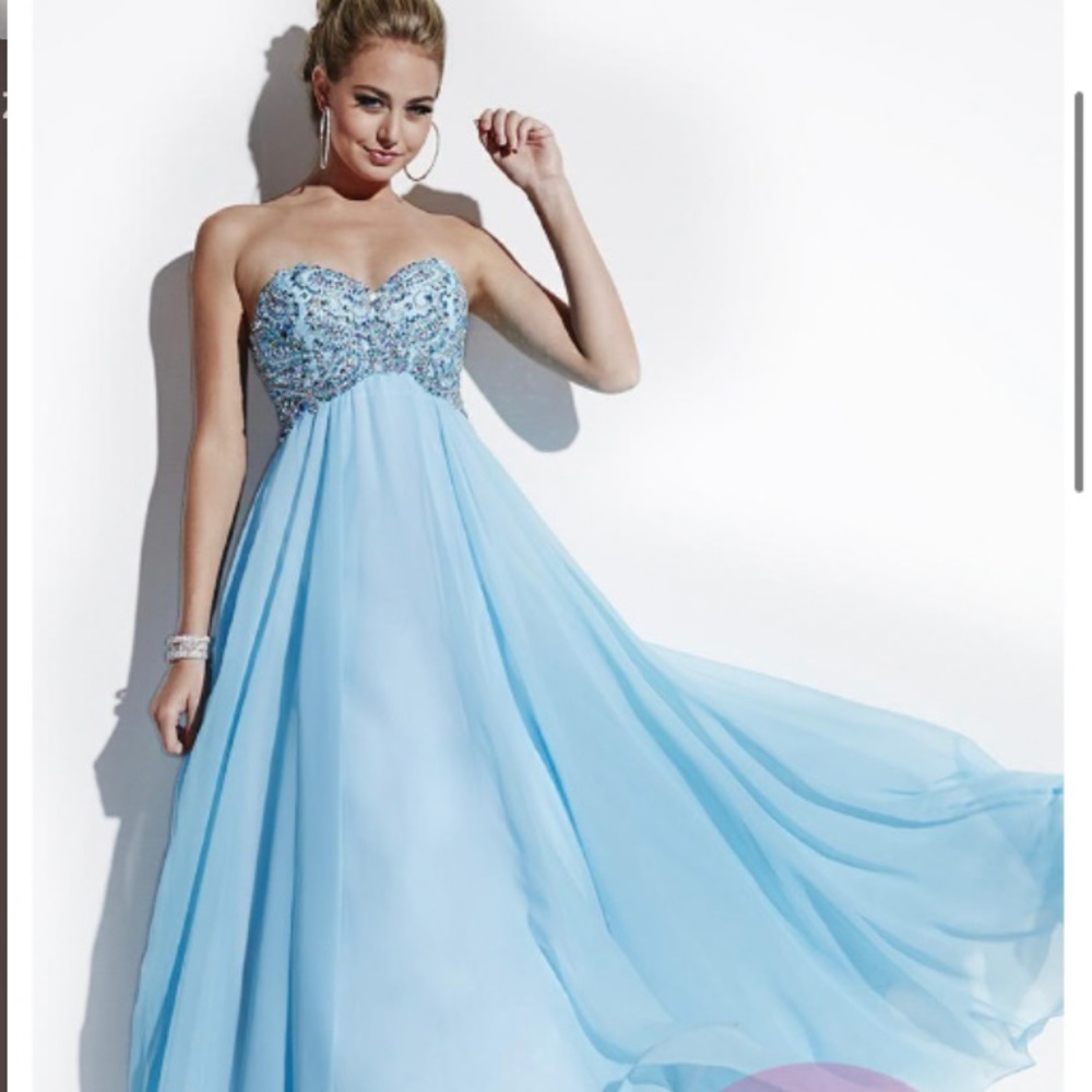 Studio 17 Sky Blue Formal/Prom Dress